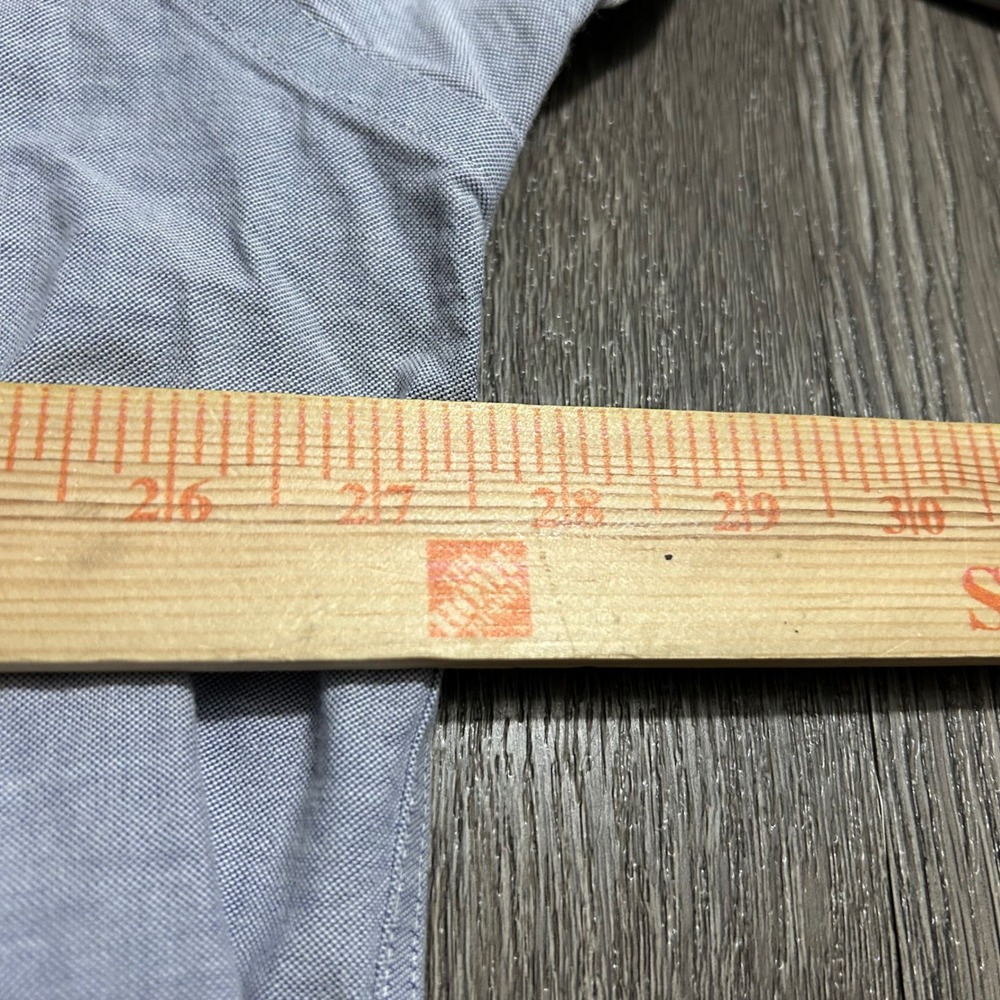Brooks Brothers Button Down XXL Blue Madison Fit Non-Iron Stretch Long Sleeve - Picture 6 of 7